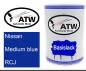 Preview: Nissan, Medium blue, RCJ: 500ml Lackdose, von ATW Autoteile West.